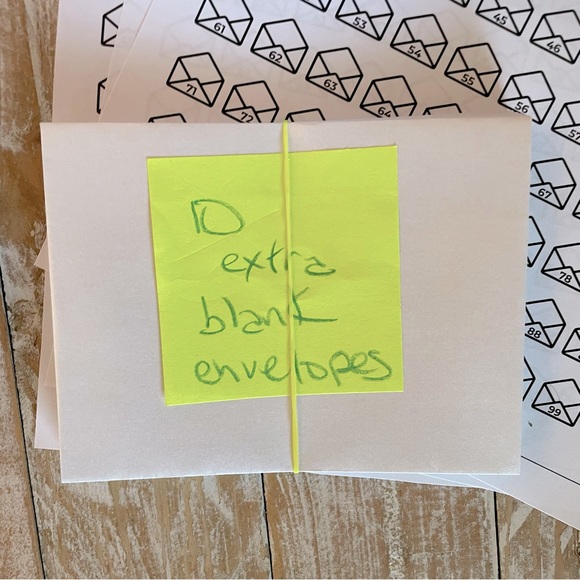 💰100 Envelope Challenge! All Supplies Included 💰 Save $5,050 - Picture 5 of 13